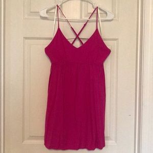 Forever 21 hot pink dress.